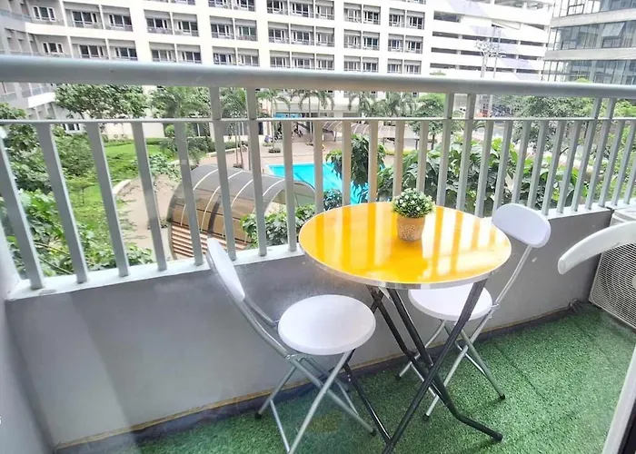 Comfy 1br With Pool View And Wi-fi In Grace Res Taguig * Manila